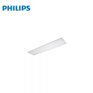 Slim PHILIPS RC096V panel light, energy-efficient, bright, sleek design.