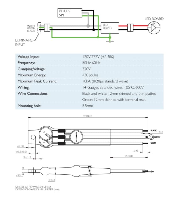 "Reliable Surge Protector SP1 ensures device safety and power stability."