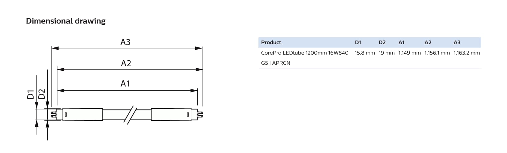Philips LED tube light provides efficient lighting with durability and brilliant brightness.