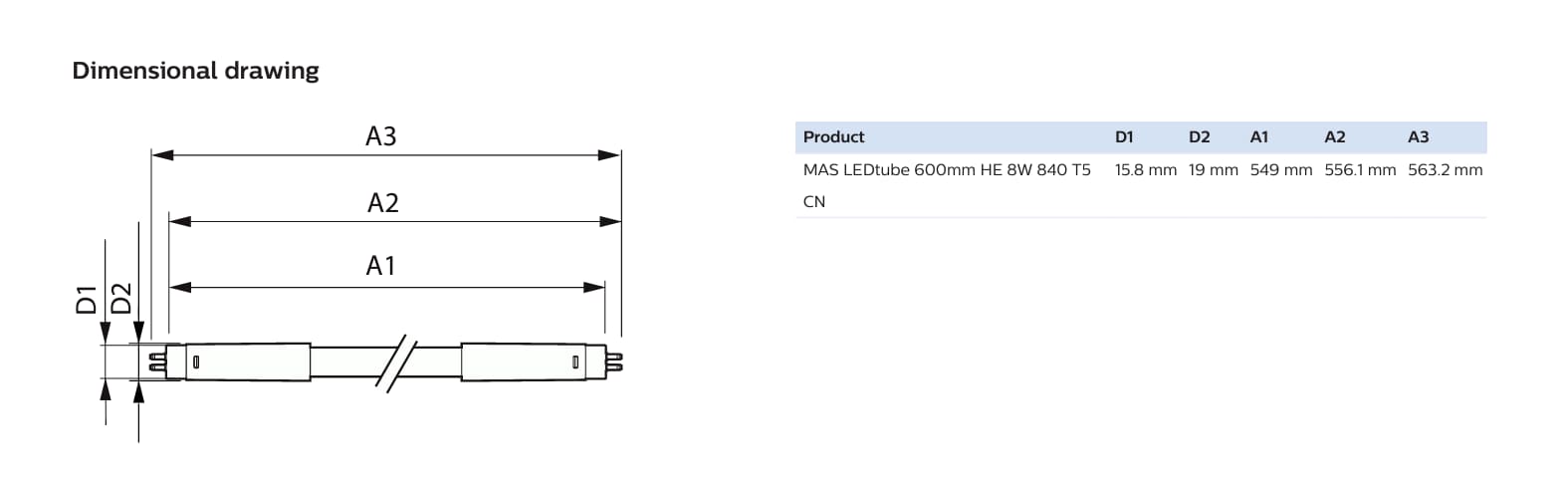 Philips LED tube light provides efficient lighting with durability and brilliant brightness.