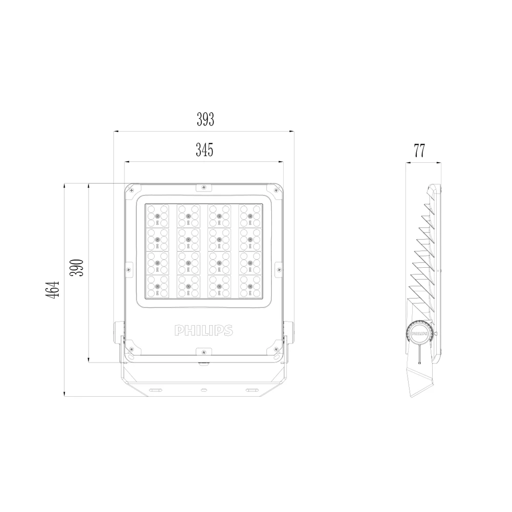 Philips Area Star BVP251 200W LED Sports Floodlight | IP66 IK08 - Image 5